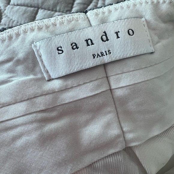 SANDRO Daniel Checked Pants Size 36 - Picture 12 of 16